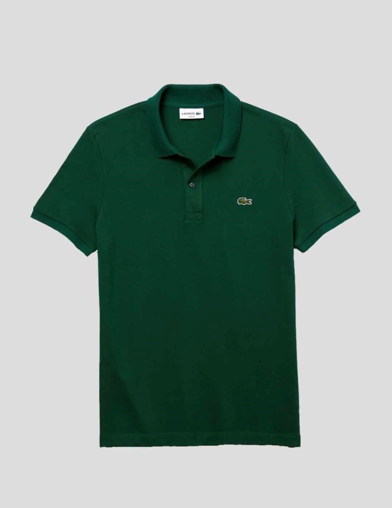 LASOSTE classico slim fit polo verde